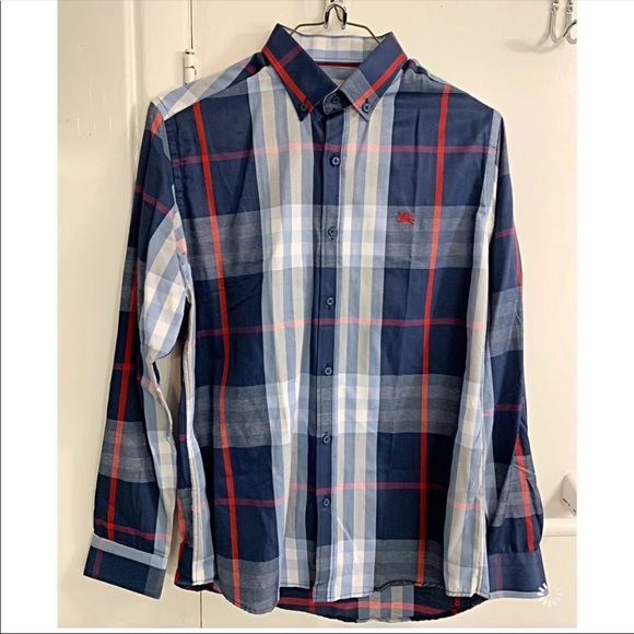 Burberry Other - Burberry Blue Plaid Men’s Shirt